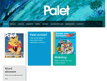 Tablet Screenshot of paletmagazine.nl